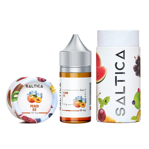 Şeftali aroması ve buz serinliğiyle pürüzsüz içim sunan bu likit, uygun fiyatlı salt nikotin doyumu sağlar.