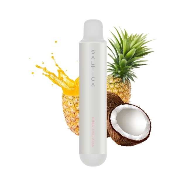 Saltica Pearl Pina Colada 600 Kullan At Vape Pen 20mg Uygun fiyatlı Saltica Pearl Pina Colada 20 mg salt nikotinli kullan at vape ile tropikal ferahlığı yakalayın.