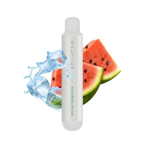 Uygun fiyatlı Saltica Pearl Watermelon Ice 600, 20 mg salt nikotin ile ferahlatıcı karpuz ve buz lezzeti sunan pratik kullan-at vape pen.