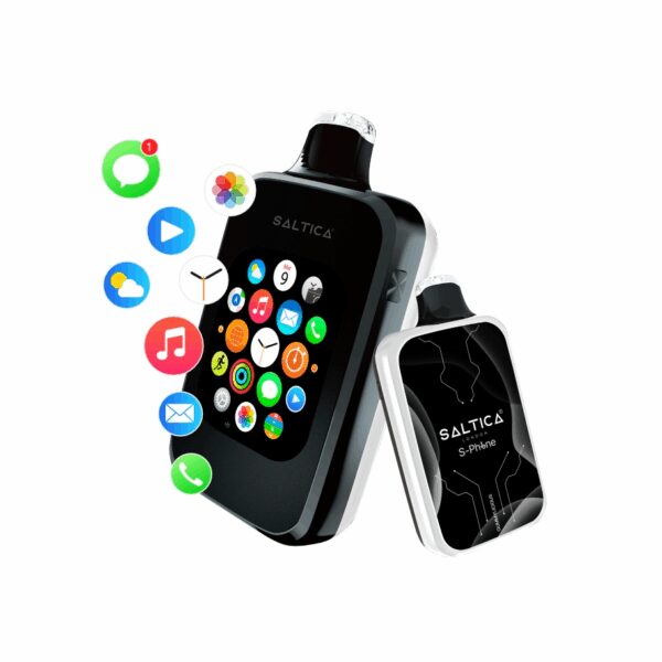 Uygun fiyatlı Saltica S-Phone 30000, uzun ömürlü sakız aroması ve yüksek kapasiteli salt nikotin sunar.