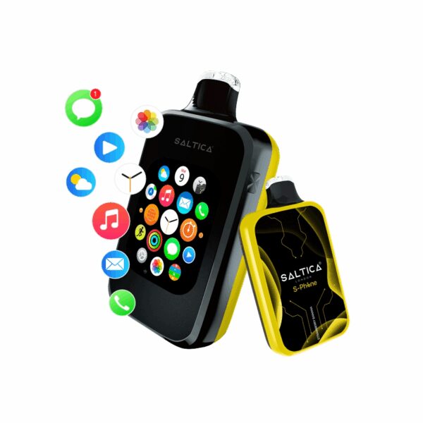 Çilek ve muz aromalı Saltica S-Phone 30000 kullan-at vape ile uygun fiyatlı salt nikotin keyfi yaşayın.