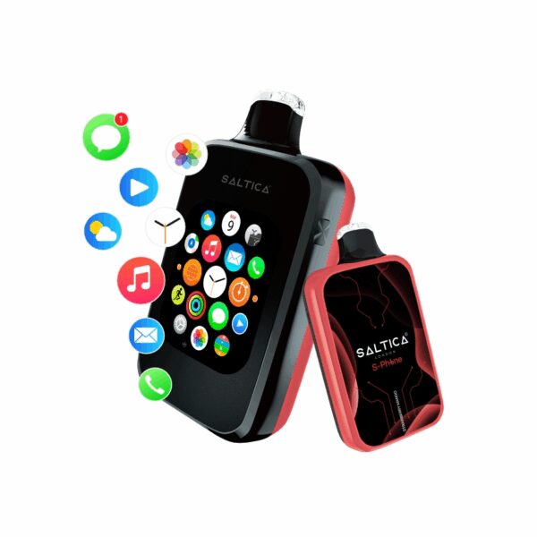 Uygun fiyatlı Saltica S-Phone 30000 Strawberry Mango kullan-at vape bar, çilek ve mango aromalı salt nikotin sunar.