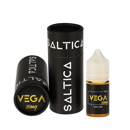 Uygun fiyatlı Saltica Vega Salt Likit, yoğun lezzet ve yüksek salt nikotin ile anında tatmin sağlar.
