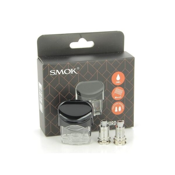 Smok Nord için uygun fiyatlı 3ML kartuş ve 2 coil seti ile yoğun buhar ve uzun ömürlü salt nikotin performansı.