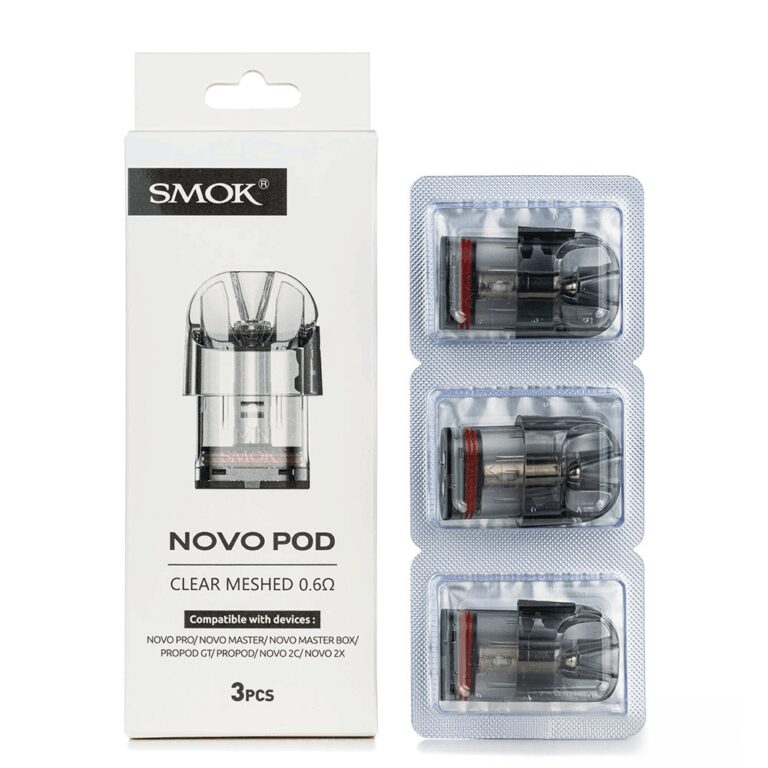 Smok Novo Clear Pod Kartuş ile uzun ömürlü, sızdırmaz performans ve uygun fiyatlı salt nikotin kullanımı deneyimleyin.