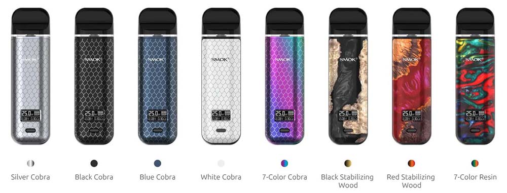 Smok Novo X Pod Mod Tüm Renk Seçenekleri