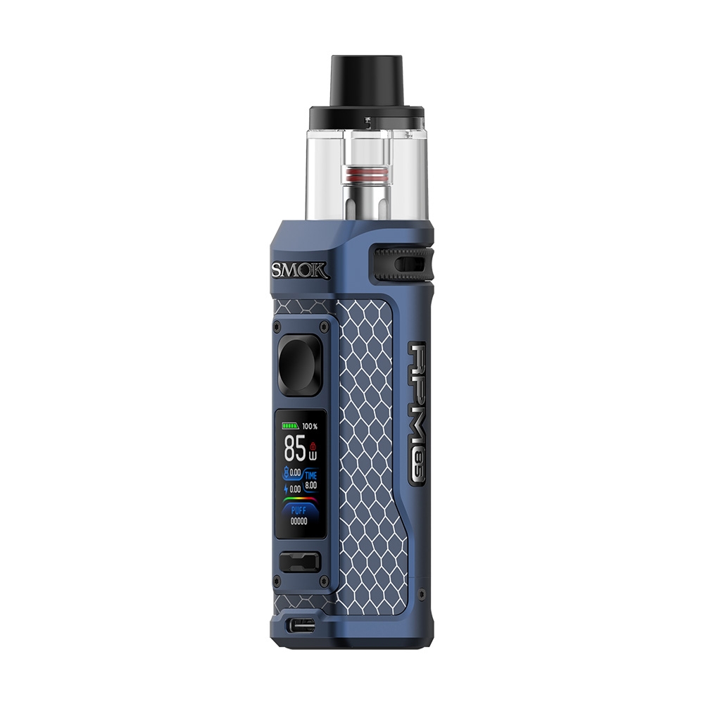 Smok RPM 85 Pod Mod 85W Uygun fiyatlı Smok RPM 85 Pod Mod, 85W güç ve ayarlanabilir hava akışıyla taşınabilir buhar deneyimi sunar.