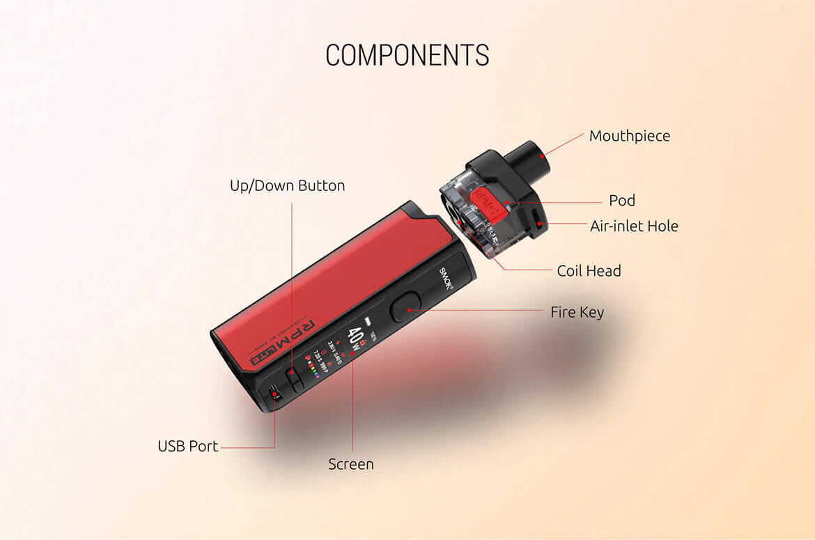 Smok RPM Lite Pod Mod detaylı yan görünüm ve ergonomik tutuş