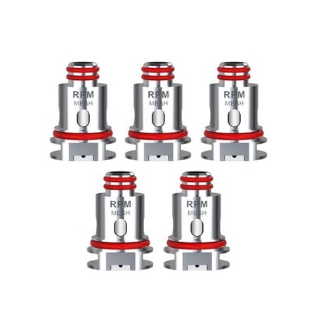 Smok RPM40 için 0.4 ohm mesh coil 5'li paket, uygun fiyatlı orijinal yedek parça ile güçlü buhar ve uzun ömürlü performans sunar.