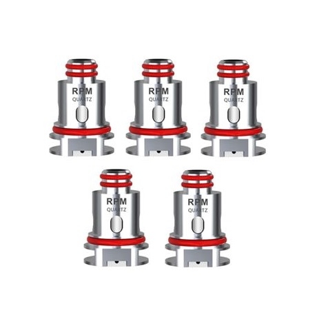 Smok RPM40 1.2 ohm Quartz Coil 5'li paket, salt nikotin için uygun fiyatlı ve lezzetli bir seçenek sunar.