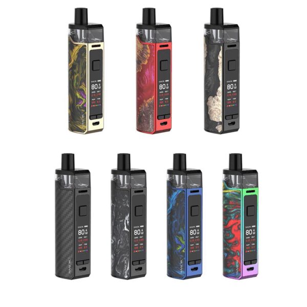 Uygun fiyatlı Smok RPM80 Pod Mod, 80W gücüyle taşınabilir salt nikotin cihazıdır.