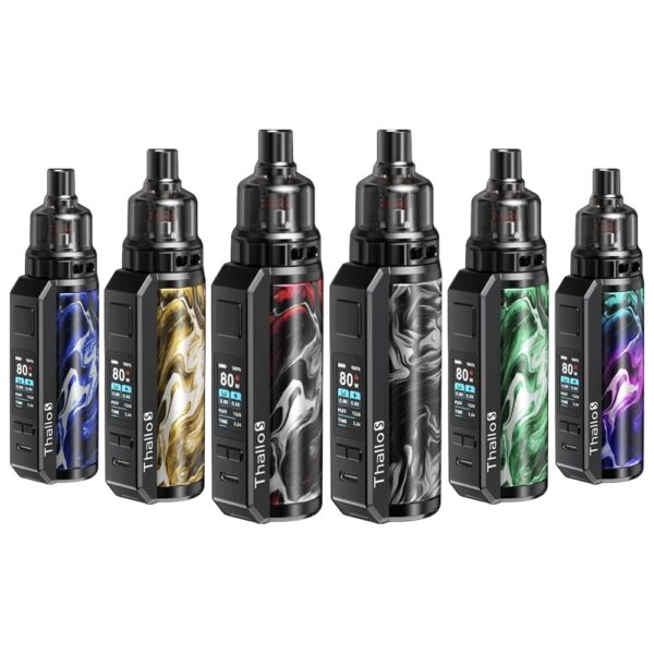 Uygun fiyatlı Smok Thallo S Pod Mod, güçlü bataryası ve salt nikotin uyumuyla pürüzsüz buhar sunar.