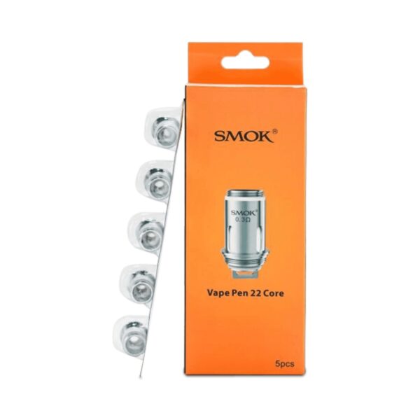 Uygun fiyatlı Smok Vape Pen 22 Coil, yoğun buhar ve uzun ömürlü performans için salt nikotinle uyumlu yedek başlık.