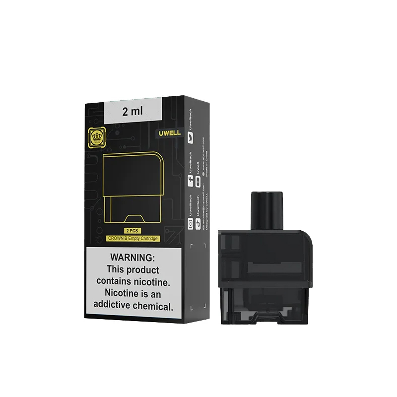 Uwell Crown B Pod Kartuş Uwell Crown B Pod Kartuş ile üstün buhar kalitesini uygun fiyatla deneyimleyin.