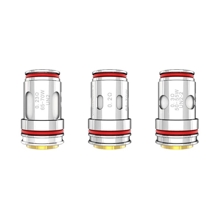 Uwell Crown V Coil, dayanıklı yapısı ve üstün lezzet performansıyla salt nikotin için uygun fiyatlı bir yedek atomizerdir.