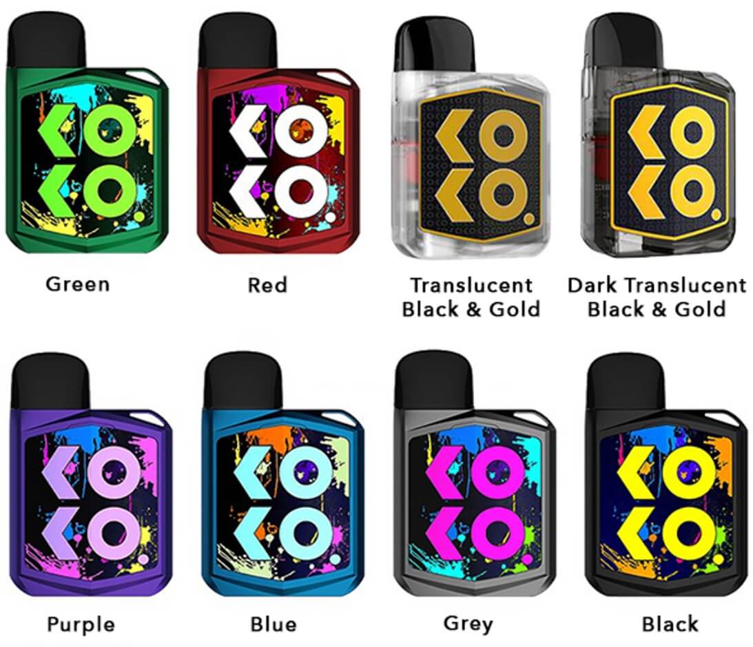 Uwell Koko Prime Pod Mod Renk Seçenekleri