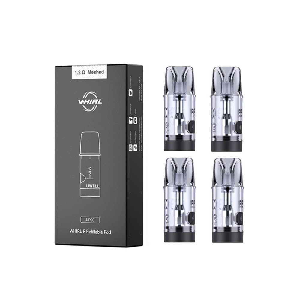 Uwell Whirl F Kartuş Uwell Whirl F Kartuş, uygun fiyatlı yedek parçasıyla salt nikotin için uzun ömürlü buhar kalitesi sunar.