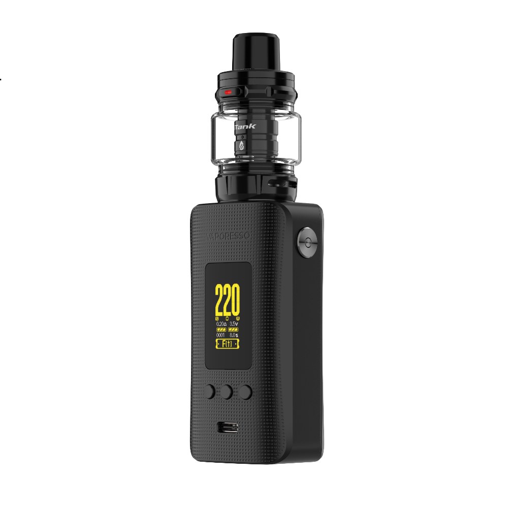 Vaporesso Gen 200 iTank 2 Kit 220W AXON çip ve iTank 2 ile güçlü buhar sunan uygun fiyatlı salt nikotin cihazı.