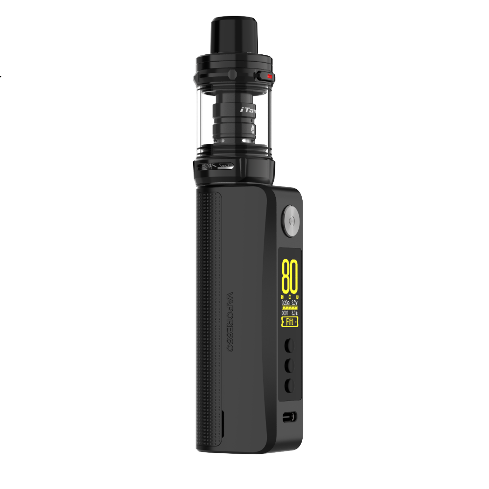 Vaporesso Gen 80S iTank 2 Kit 80W kompakt mod ve sızdırmaz tankıyla güçlü buhar keyfi sunan uygun fiyatlı salt nikotin seti.