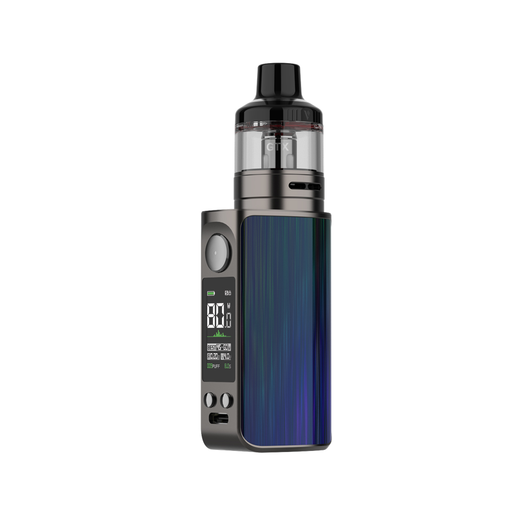 Vaporesso Luxe 80 Kit 80W güç ve GTX coil ile mükemmel lezzet sunan taşınabilir pod sistemde uygun fiyatlı salt nikotin kullanımı.