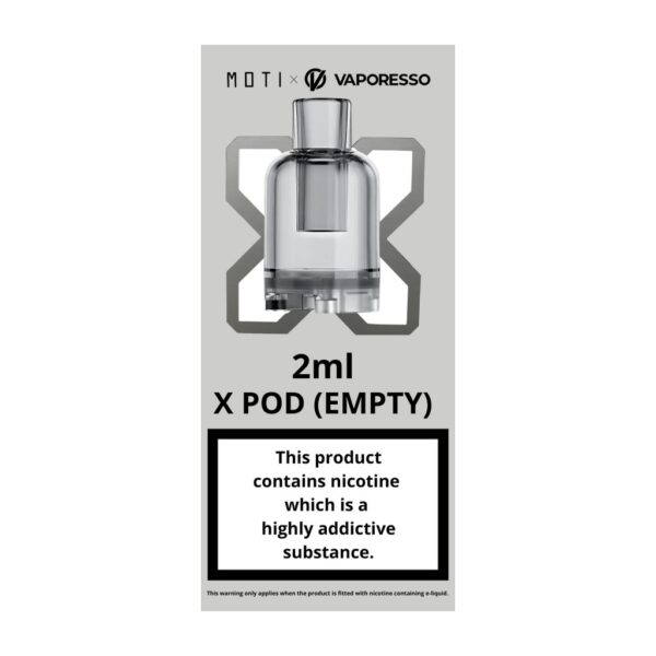 Vaporesso Moti X Mini Kartuş, salt nikotin ile uyumlu, uzun ömürlü ve uygun fiyatlı yedek parça seçeneğidir.