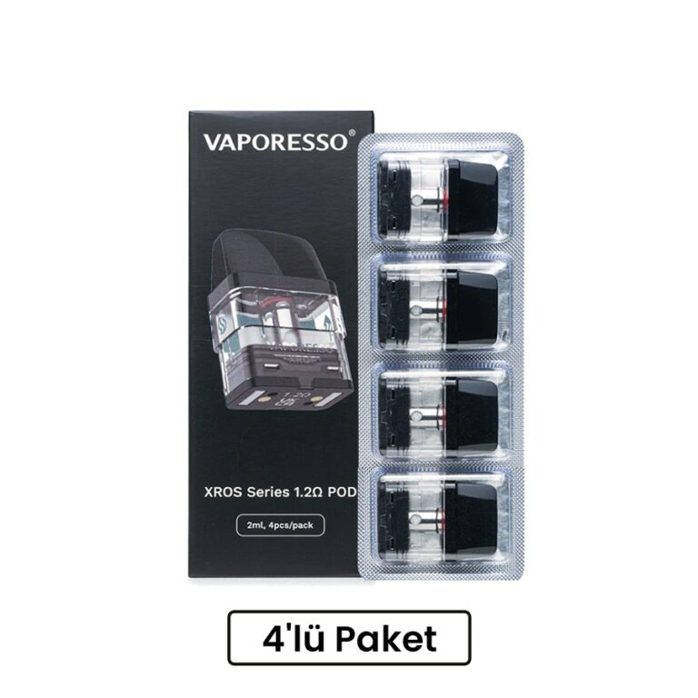 Uygun fiyata Vaporesso XROS kartuş 4'lü set ile orijinal uyumlu, uzun ömürlü ve üstün lezzetli salt nikotin deneyimi.
