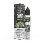 Yoğun elma aromalı Vgod Apple Bomb 30ml, uygun fiyatlı salt nikotin likitiyle premium buhar keyfi.