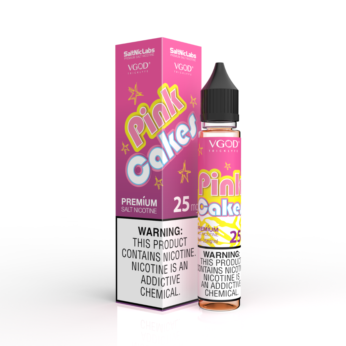 Vgod Pink Cakes Salt Likit 30ml Pembe Kremalı Çilekli Kek Pembe kremalı çilekli kek lezzetini yüksek performans ve uygun fiyatla sunan salt likit.