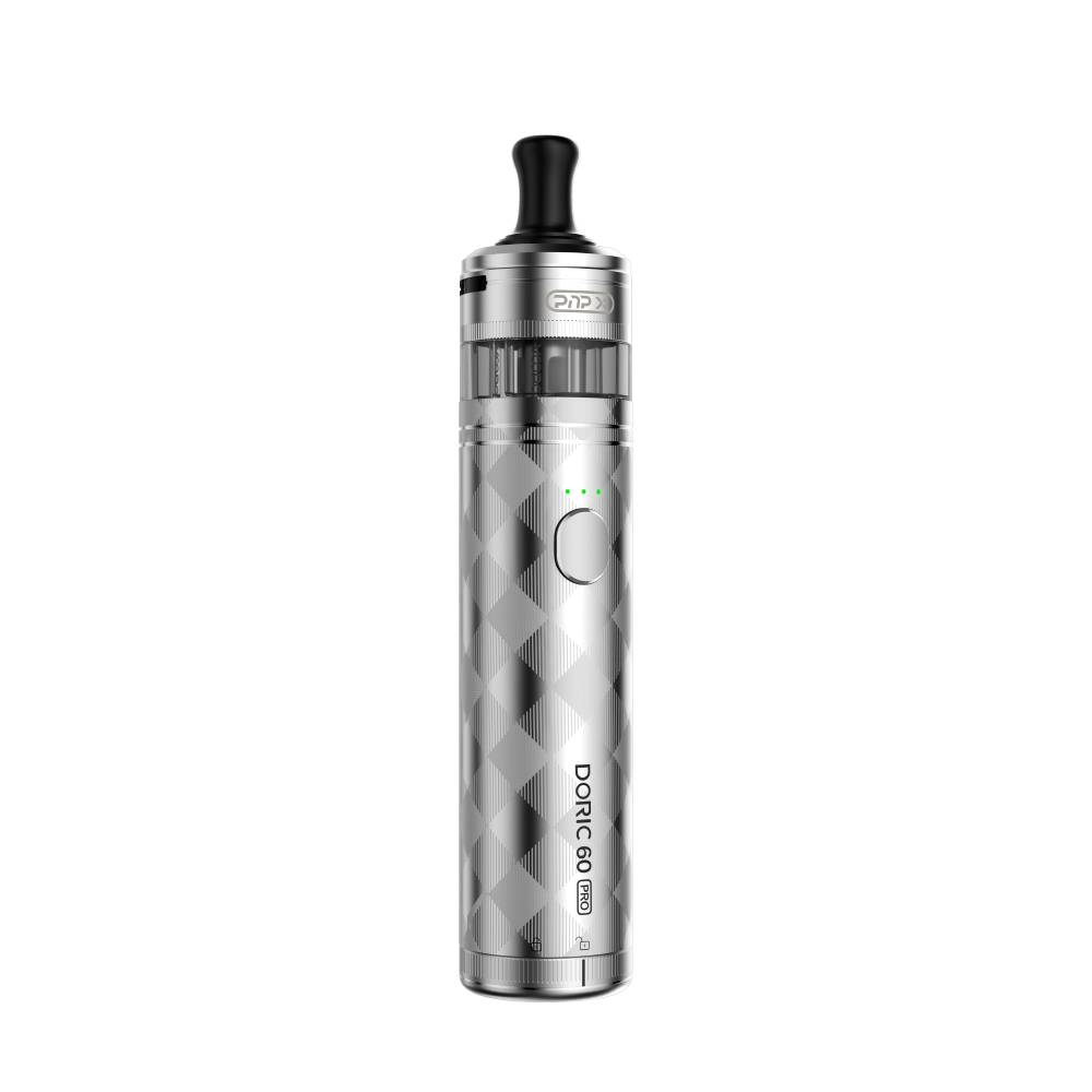 Voopoo Doric 60 Pro Pod Mod Voopoo Doric 60 Pro, 60W güç ve yenilenebilir pod sistemiyle salt nikotin kullanımı için uygun fiyatlı bir pod mod.