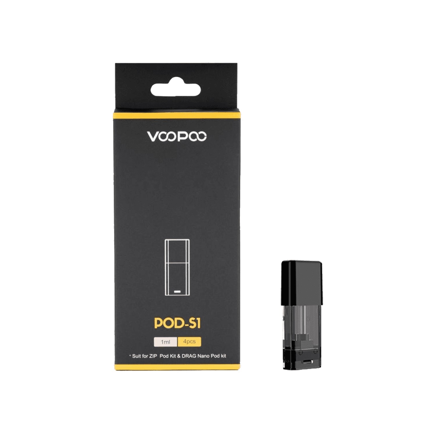 VOOPOO Drag Nano Pod Kartuş S1 4'lü VOOPOO Drag Nano S1 4'lü kartuş seti, salt nikotin ile yoğun buhar ve lezzet sunan uygun fiyatlı bir seçenektir.