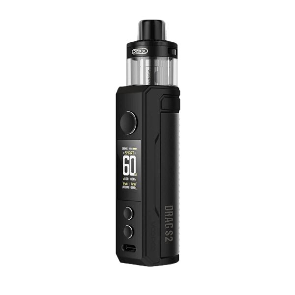 Uygun fiyatlı Voopoo Drag S2, 60W güç ve PnP-X uyumuyla yoğun lezzet ile güçlü buhar sağlar.