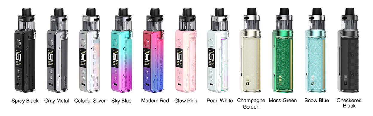 Voopoo Drag X2 Kit Tüm Renk Seçenekleri
