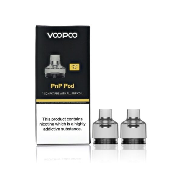 Voopoo PNP Pod 2'li 2 ml yedek hazne seti, dayanıklı sızdırmaz yapısıyla salt nikotin keyfini uygun fiyatla sunar.