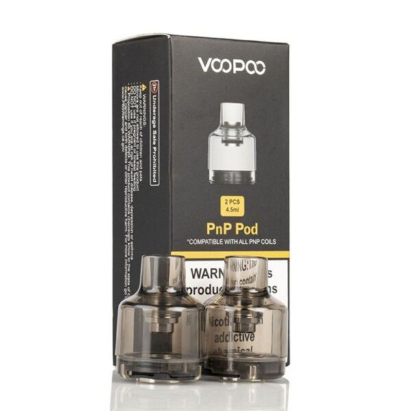 Voopoo PNP uyumlu 4.5 ml sızdırmaz pod seti, salt nikotin için uygun fiyatlı ve dayanıklı bir seçenek sunar.