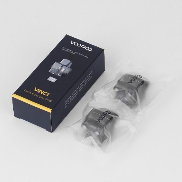 Voopoo Vinci 5.5ml 2'li pod kartuş seti ile uzun ömürlü kullanım ve uygun fiyatlı salt nikotin deneyimi yaşayın.