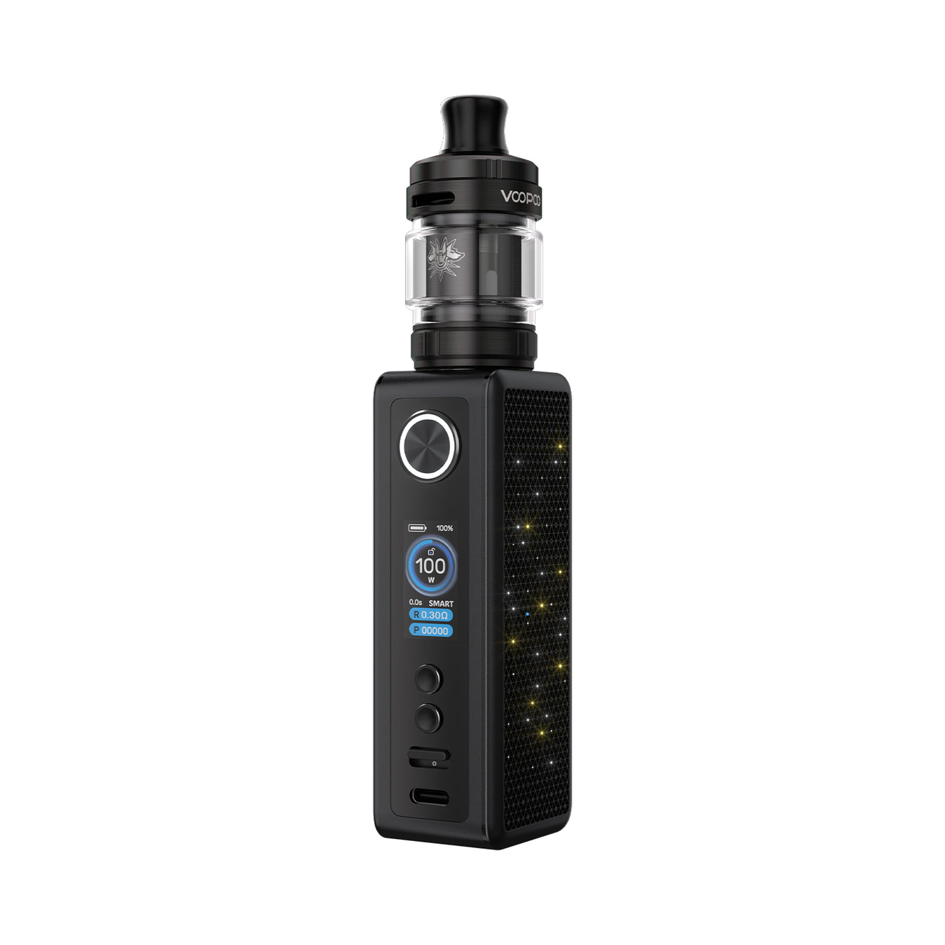 Voopoo Vinci Spark 100 Kit Uygun Fiyat Uygun fiyatlı Voopoo Vinci Spark 100 Kit, 100W güç ve salt nikotin için ideal taşınabilir pod sistemdir.