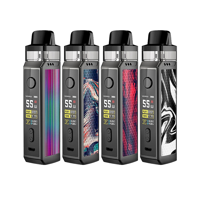 Voopoo Vinci X Pod Mod 100W Uygun fiyatlı Voopoo Vinci X, 18650 pil desteğiyle salt nikotin için ayarlanabilir 100W güç sunar.