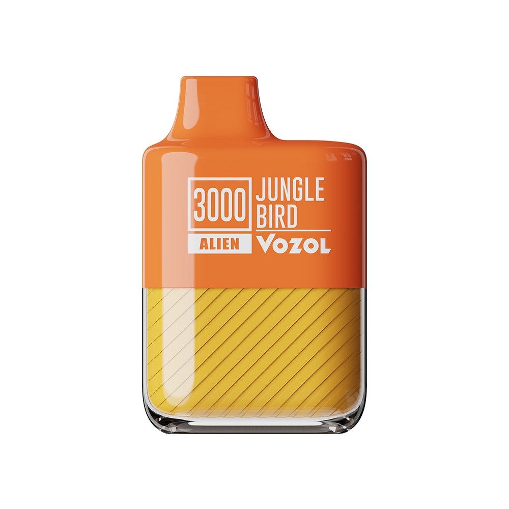 Vozol Alien 3000 Jungle Bird Vozol Alien 3000 Jungle Bird kullan-at pod, 3000 pufluk yoğun meyve lezzeti ve uygun fiyatlı salt nikotin performansı sunar.