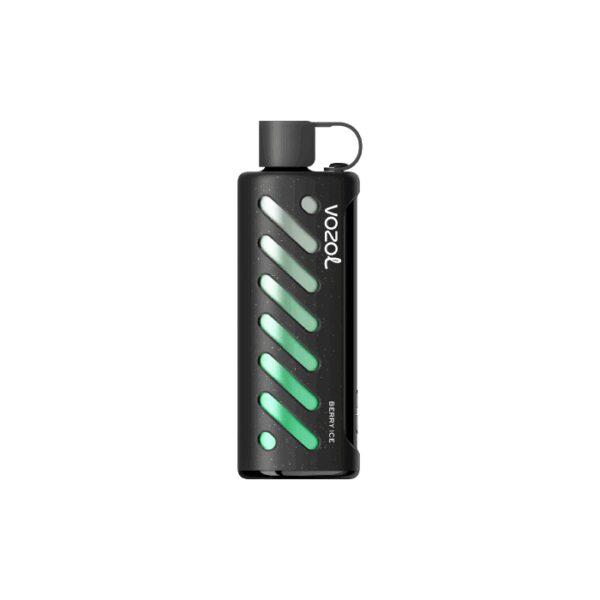 Uygun fiyatlı Vozol Gear Shisha 25000 Berry Ice kullan-at vape bar, taze meyve ve buz ferahlığı sunar.