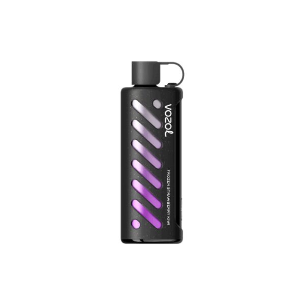 Uygun fiyatlı Vozol Gear Shisha 25000 ile yoğun dondurulmuş çilek ve kivi aromasında 25.000 puf keyfi ve yüksek salt nikotin performansı yaşayın.