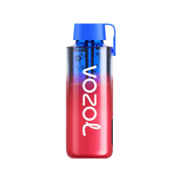 Uygun fiyatlı Vozol Neon 10000 Strawberry Watermelon, ferah çilek ve tatlı karpuz aromalı şarj edilebilir salt nikotin vape bar.