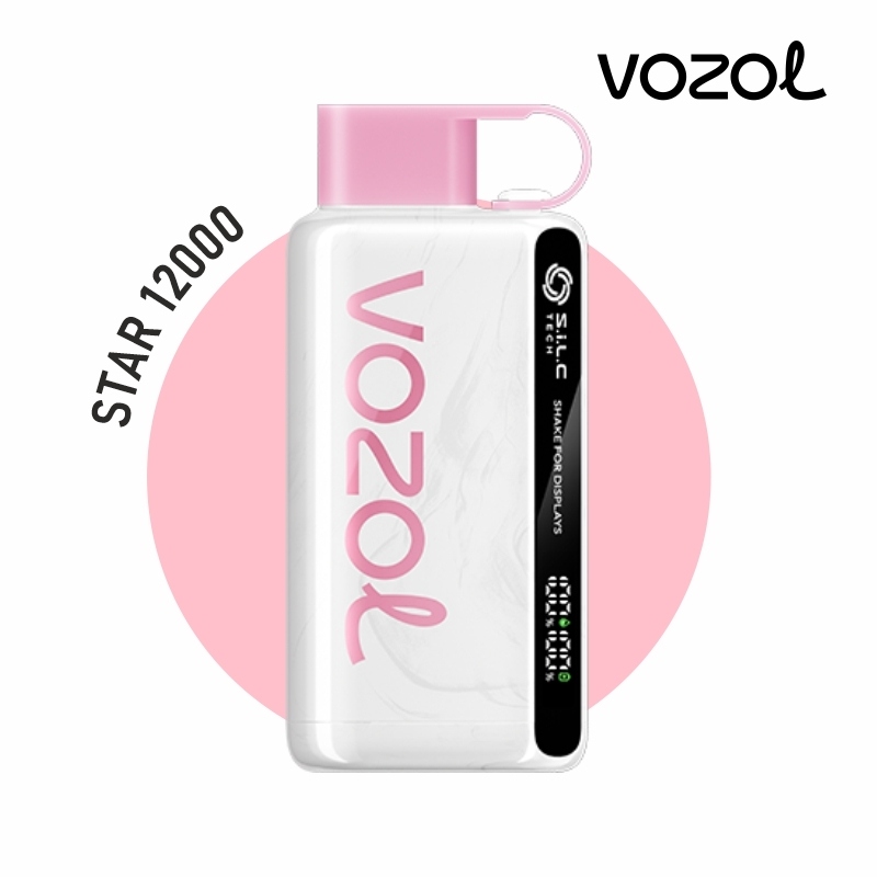 Vozol Star 12000 Peach Ice Uzun süreli şeftali buz keyfi sunan Vozol Star 12000, uygun fiyatlı ve yüksek performanslı salt nikotin vape bardır.