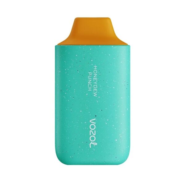 Uygun fiyatlı Vozol Star 6000 Honeydew Punch, taze bal kavunu aroması ve yüksek performanslı salt nikotin sunar.