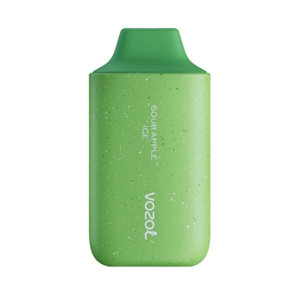 Uygun fiyatlı Vozol Star 6000 Sour Apple Ice kullan-at pod, ferahlatıcı ekşi elma aromasıyla uzun ömürlü salt nikotin keyfi sunar.