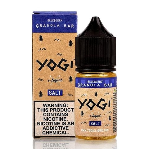 Uygun fiyatlı Yogi Blueberry Granola Bar 30ml, yaban mersini ve granola lezzetiyle keyifli bir salt nikotin deneyimi sunar.