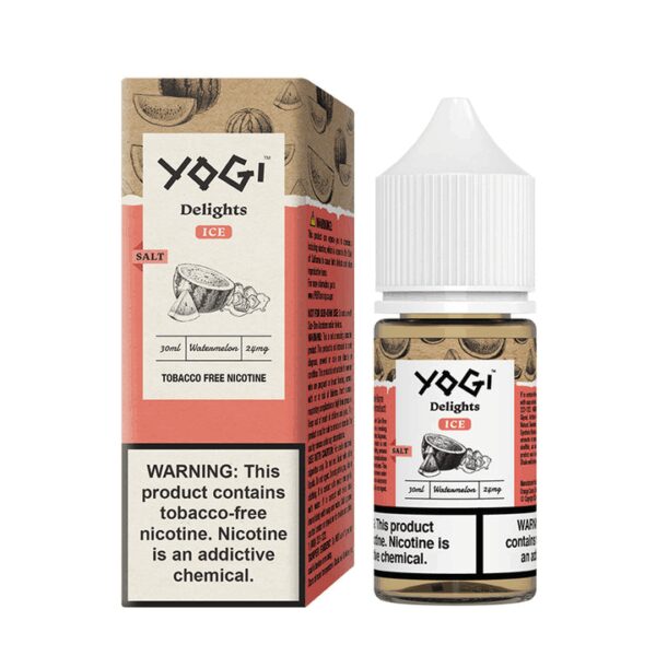 Uygun fiyatlı Yogi Delight Watermelon Ice, ferah karpuz tadını serinletici buz hissi ve yüksek kaliteli salt nikotinle sunar.