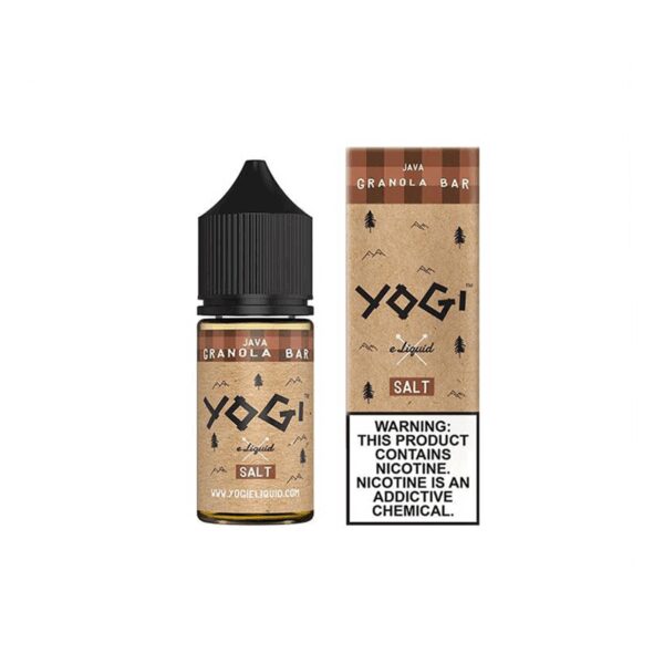 Yoğun kahve aromalı Yogi Java 30ml likit, uygun fiyatlı salt nikotin keyfi sunar.