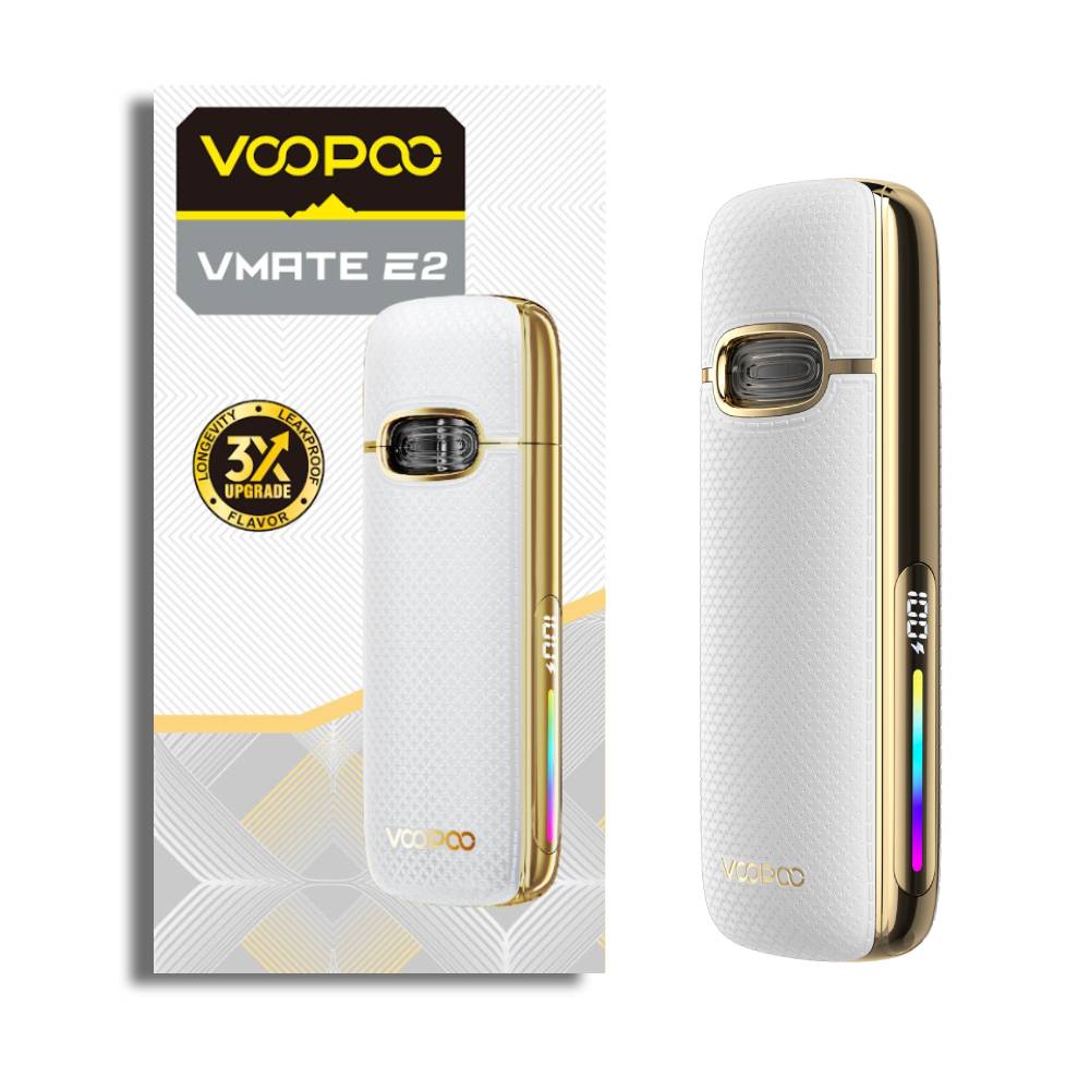 Voopoo Vmate E2 Pod Mod 0.7/0.4ohm - 4 Kompakt Voopoo Vmate E2 Pod Mod, 0.7 ve 0.4 ohm seçenekleriyle uygun fiyatlı kişisel buhar deneyimi sunar.