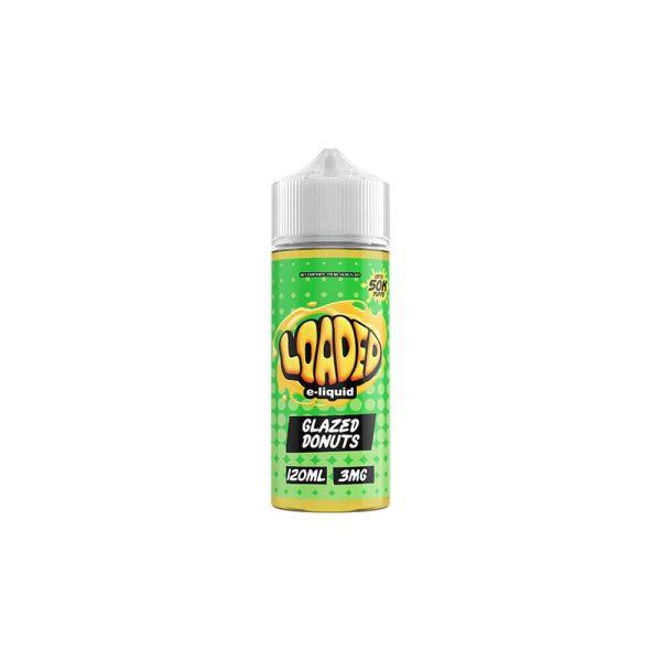 Uygun fiyatlı Loaded Glazed Donuts 120ml salt nikotin likiti, taze çörek ve tarçın aromasıyla yüksek buhar keyfi sunar.