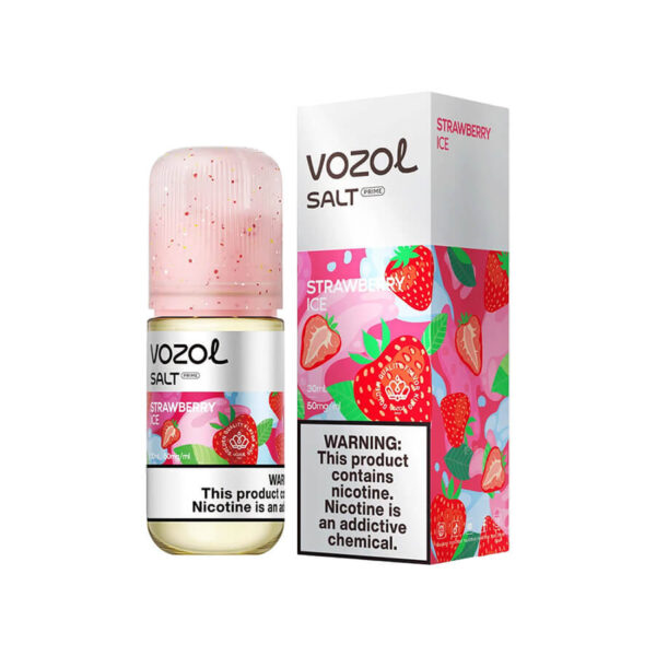 Uygun fiyatlı Vozol Strawberry Ice, olgun çilek ve buz ferahlığıyla salt nikotin keyfi sunar.